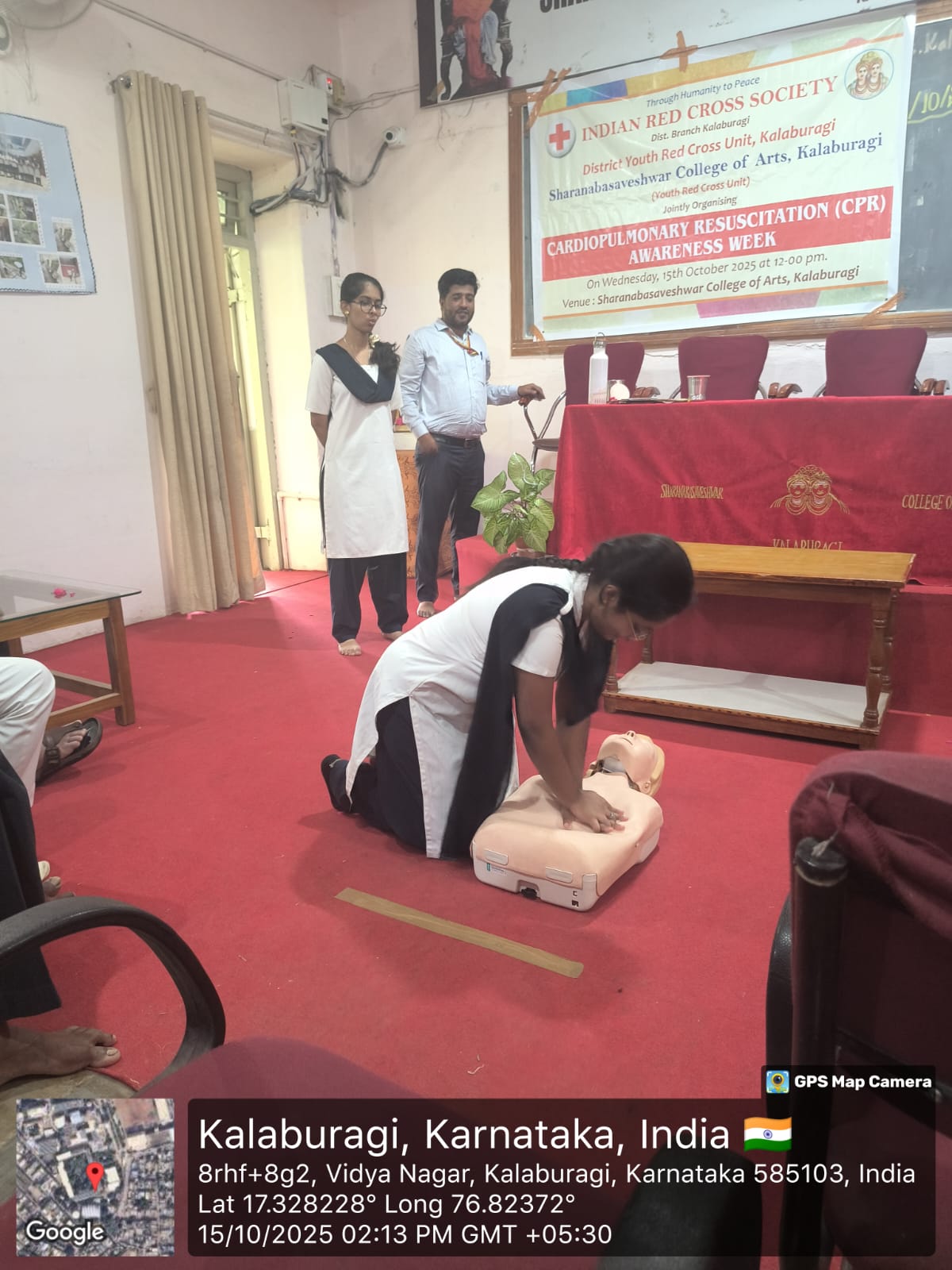 CPR awareness program conducted Under Youth Red Cross unit                                                                                                                                                                                                                                                                                                                                                      